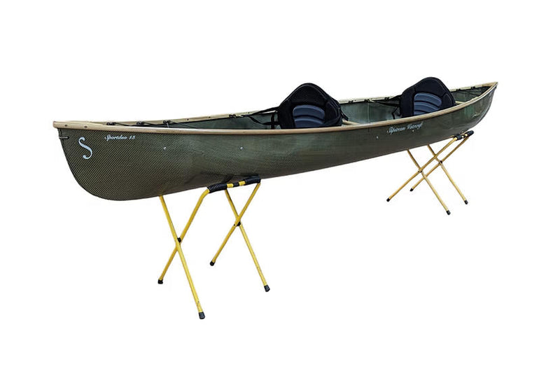 Sportduo 13 IBKC Vacuum Infused Canoe with Stronghold Gunwales and Crossover Tandem Seating