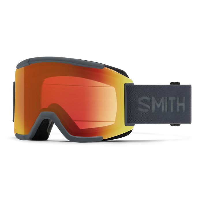 Squad Snow Goggles | Slate + ChromaPop™ Everyday Red Mirror Lens