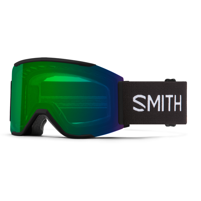 Squad Mag Snow Goggles | Black ChromaPop Everyday Green Lens