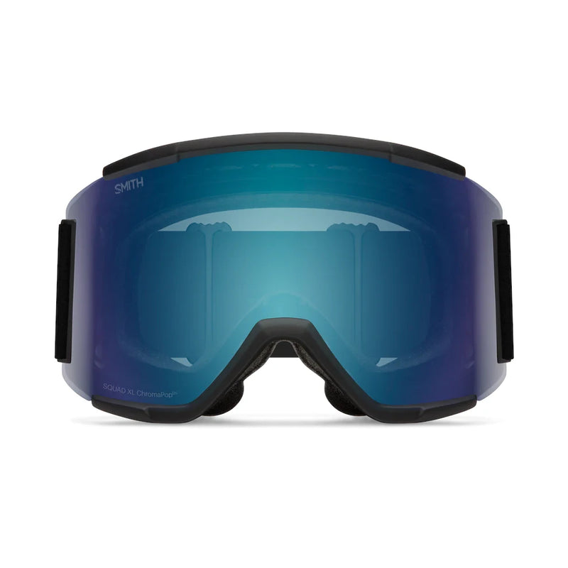 Squad XL Snow Goggles | Black with ChromaPop Everyday Blue Mirror Lens