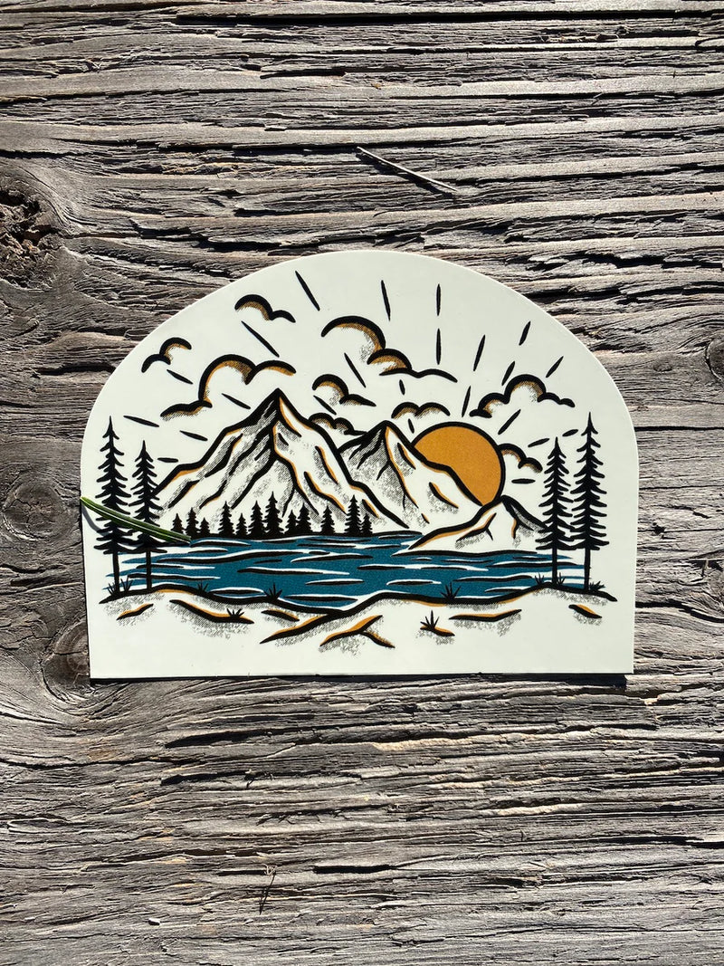Sunrise Mountain Sticker