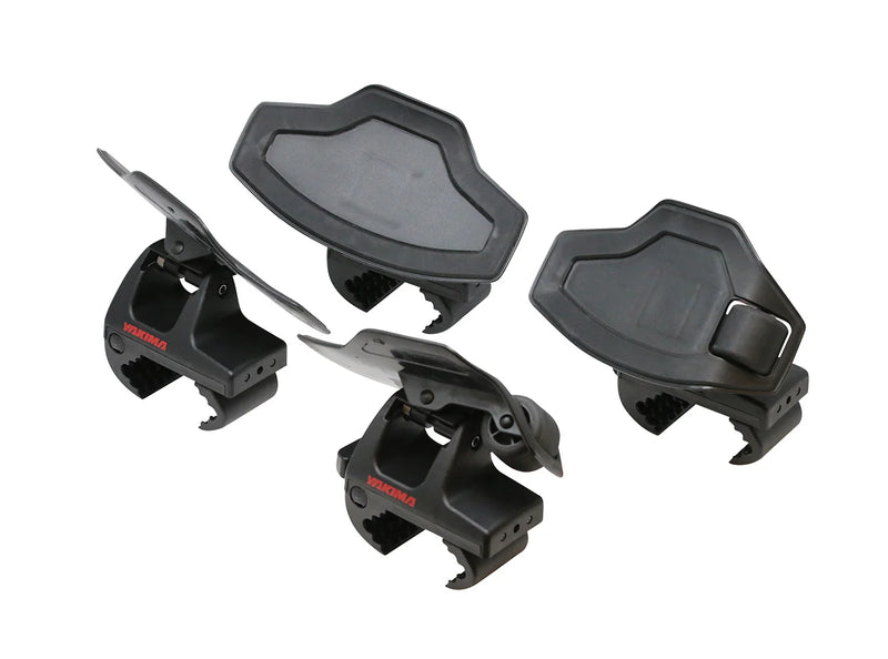 Multiple angles of a piece of hardware on a white background.