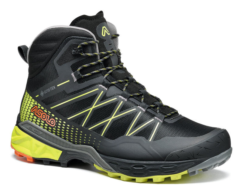 Men's Tahoe Mid GTX Hiking Boots | Black/Safety Yellow