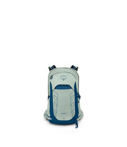 Frosty Mint Green and Night Shift Blue  Osprey Talon 22 backpack on a white background