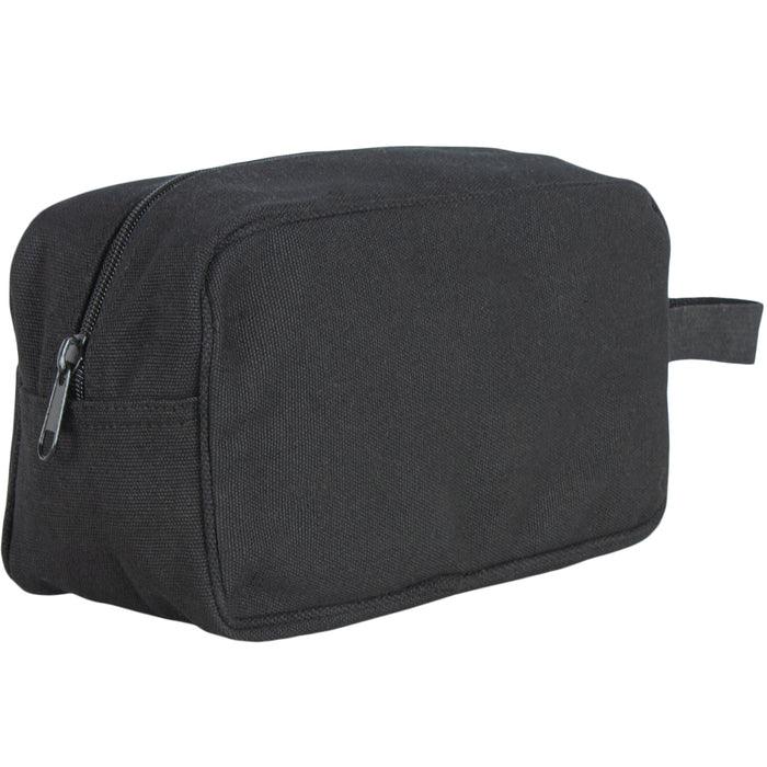 Canvas Toiletry Kit  Black