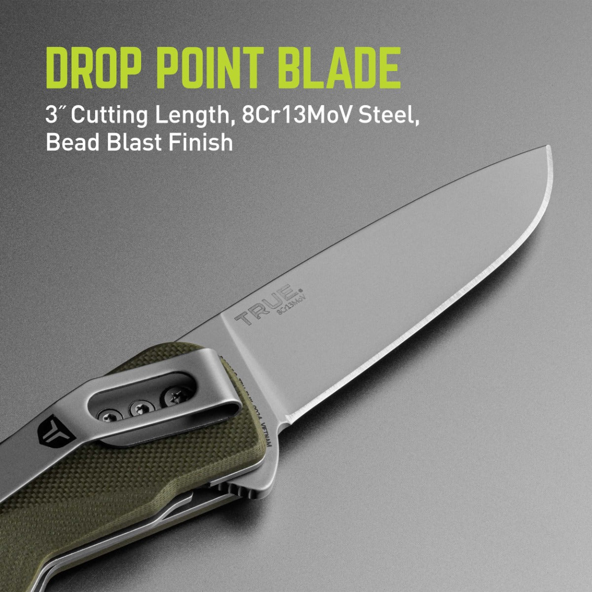 EDC Fast Flip™ Knife | Olive Green — Kenco Outfitters