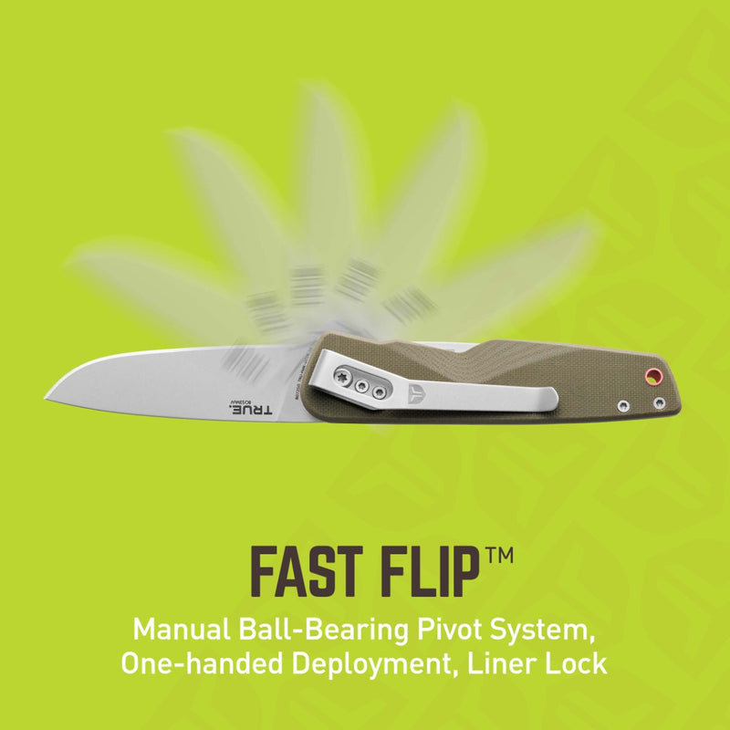 EDC Fast Flip™ Knife | Olive Green