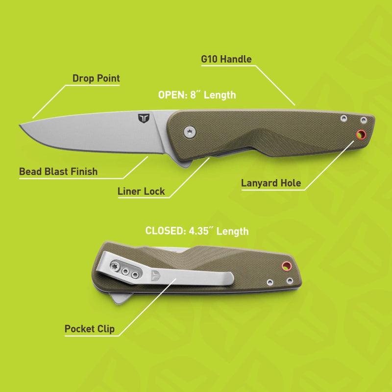 EDC Fast Flip™ Knife | Olive Green