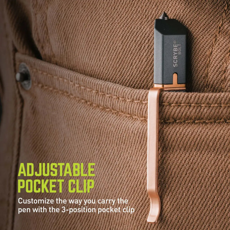 SCRYBE BOLT 8-in-1 Multi-Tool Pen | Pink