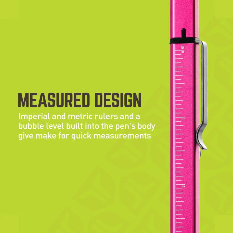 SCRYBE BOLT 8-in-1 Multi-Tool Pen | Pink