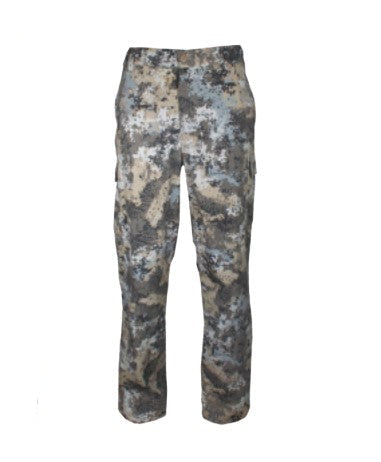 Camouflage pants on a white background