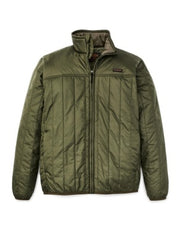 Green jacket on a white background