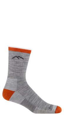 Men's Hiker Micro Crew Midweight Hiking Socks | Flint