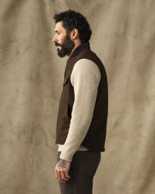 Men's Spokane Insulated Work Vest | Beaver Brown