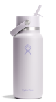 Light pink water bottle with a Hydroflask logo on it on a white background.