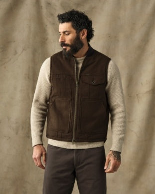 Men's Spokane Insulated Work Vest | Beaver Brown