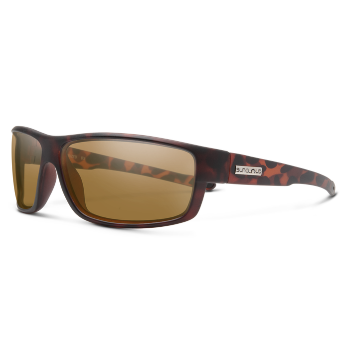 Voucher Sunglasses | Matte Tortoise with Polarized Brown Lenses