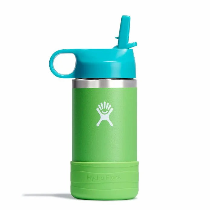 Kid's 12oz Wide Mouth Straw Cap | Grass