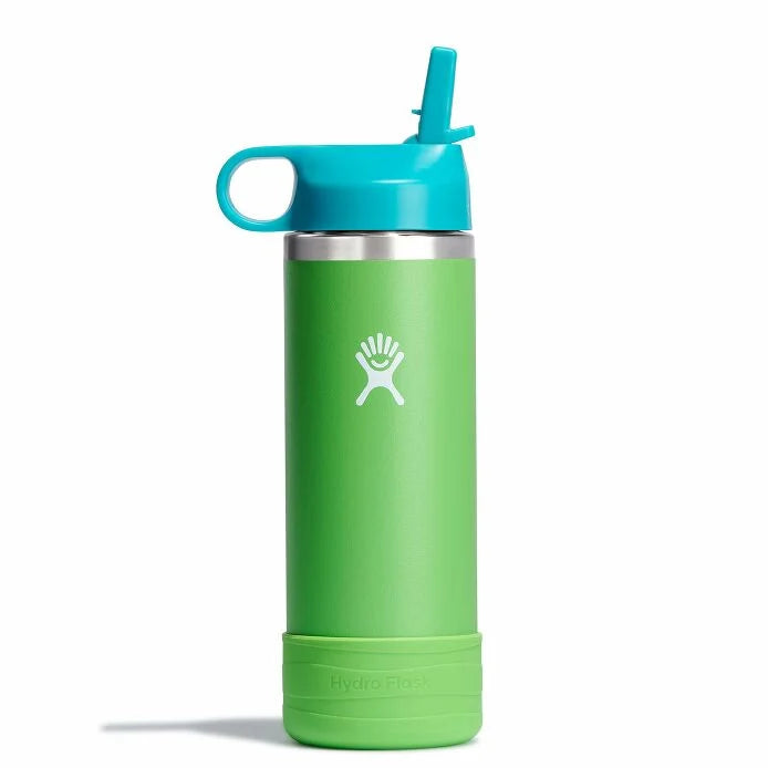 Kid's 18oz Wide Mouth Straw Cap Bottle | Grass