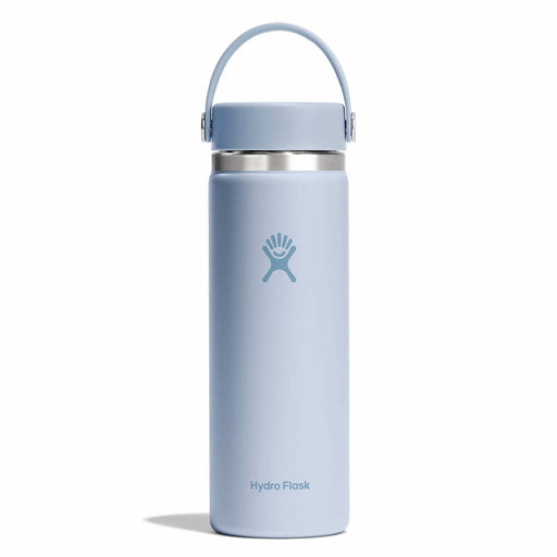 Light blue Hydro Flask water bottle on a white background