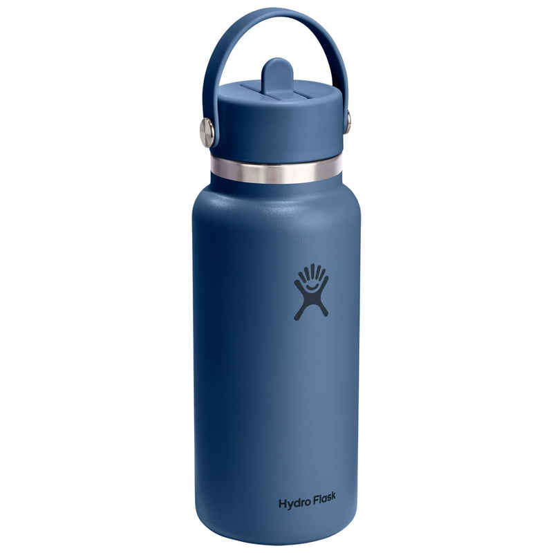 32 oz Wide Flex Straw Cap | Harbor Blue
