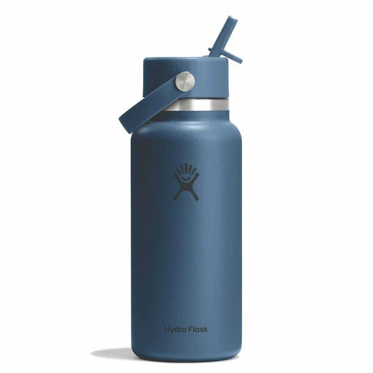 32 oz Wide Flex Straw Cap | Harbor Blue