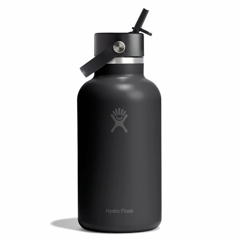 64 oz Wide Flex Straw Cap | Tonal Black
