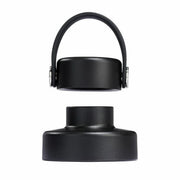 Black bottle cap with handle on a white background