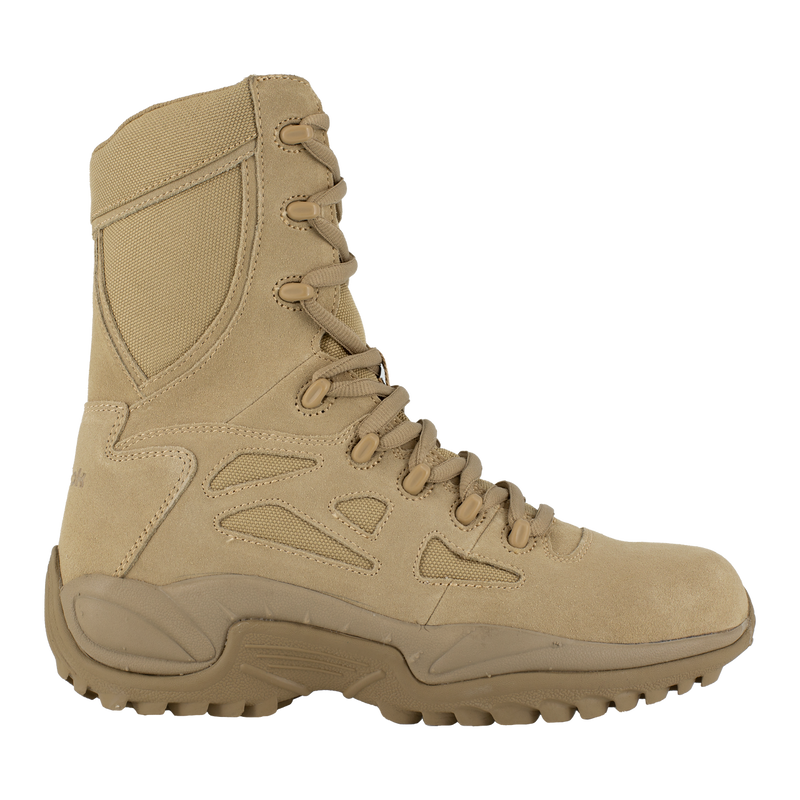 Men's RR 8" Stealth Boot w/Side Zipper | Desert Tan