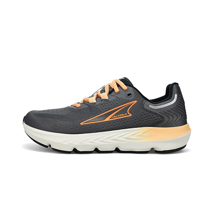 Altra Womens Provision 7 Running Shoe in Grey and Orange