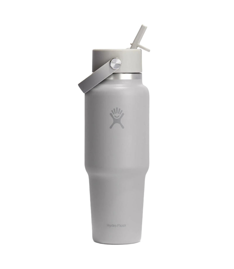 32oz Wide Mouth Travel Bottle With Flex Straw Cap | Tonal Birch