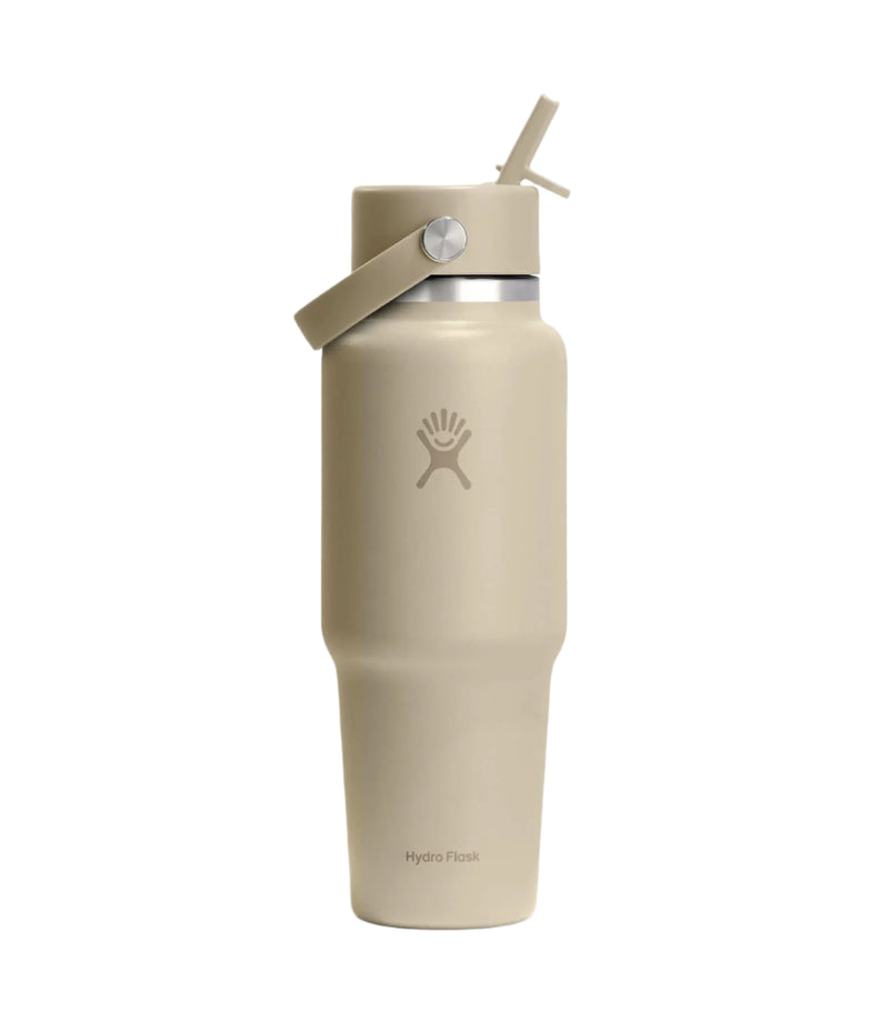 32oz Wide Mouth Travel Bottle With Flex Straw Cap | Oat