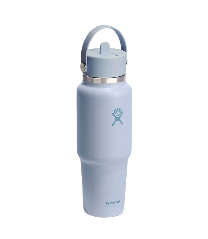 32oz Wide Mouth Travel Bottle With Flex Straw Cap | Surf