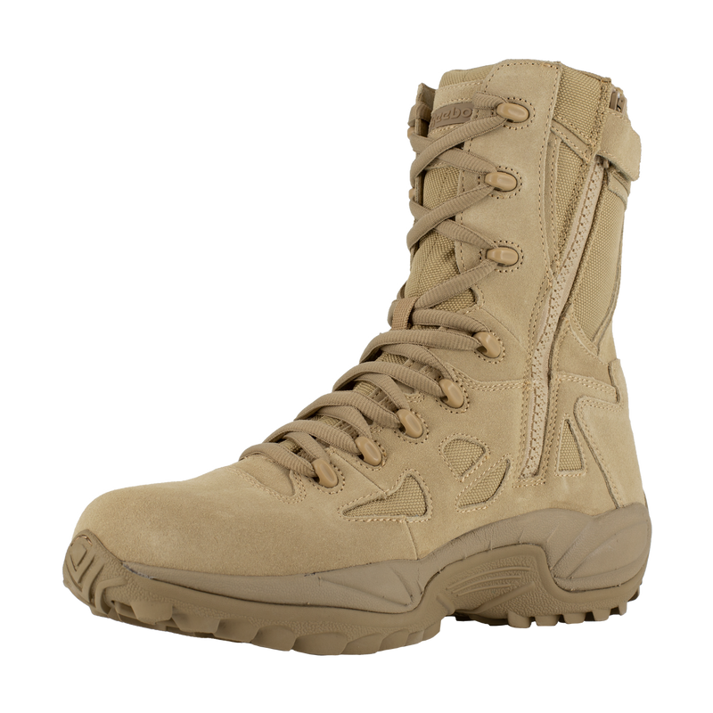Men's RR 8" Stealth Boot w/Side Zipper | Desert Tan