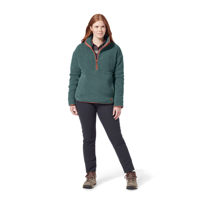 Royal Robbins Womens Urbanesque Half Zip Sherpa Pullover