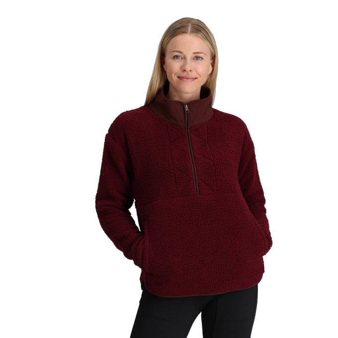 Royal Robbins Womens Urbanesque Half Zip Sherpa Pullover