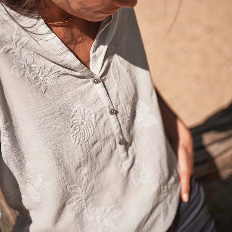 Women's Oasis Tunic II 3/4 Sleeve | White