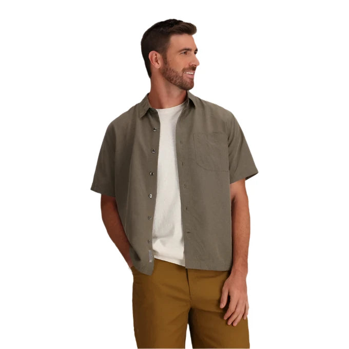 Royal Robbins Mens Desert Pucker Short Sleeve Shirt | EVERGLADE