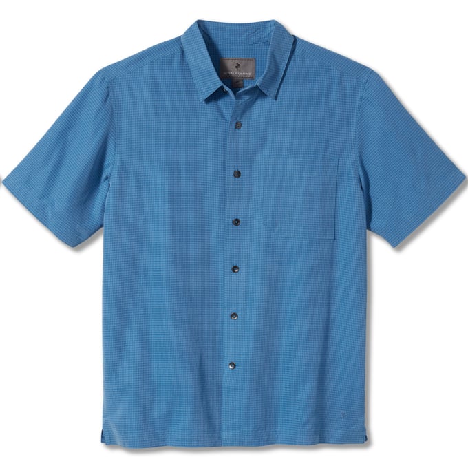 Royal Robbins Mens Desert Pucker Short Sleeve Shirt | PARISIANBLUE