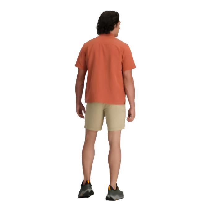 Royal Robbins Mens Desert Pucker Short Sleeve Shirt | BAKED_CLAY