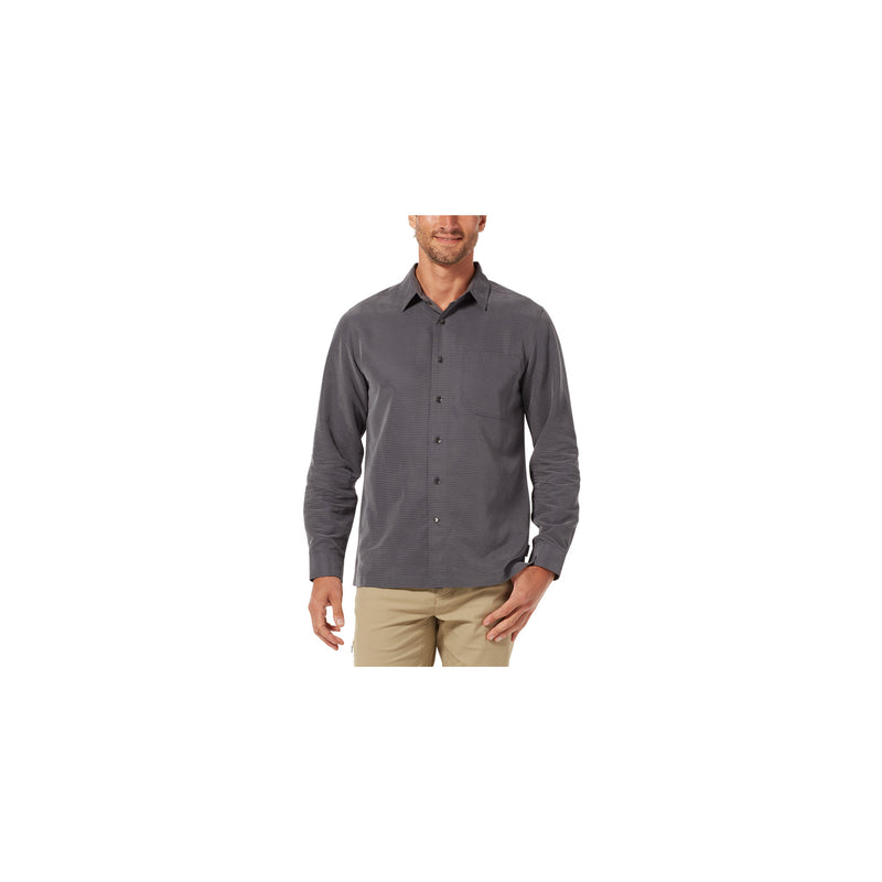 Men's Desert Pucker Dry Long Sleeve Shirt | Asphalt