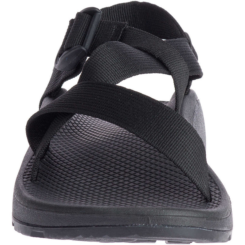 Men's Z/Cloud Adjustable Strap Cushioned Sandal Wide | Solid Black