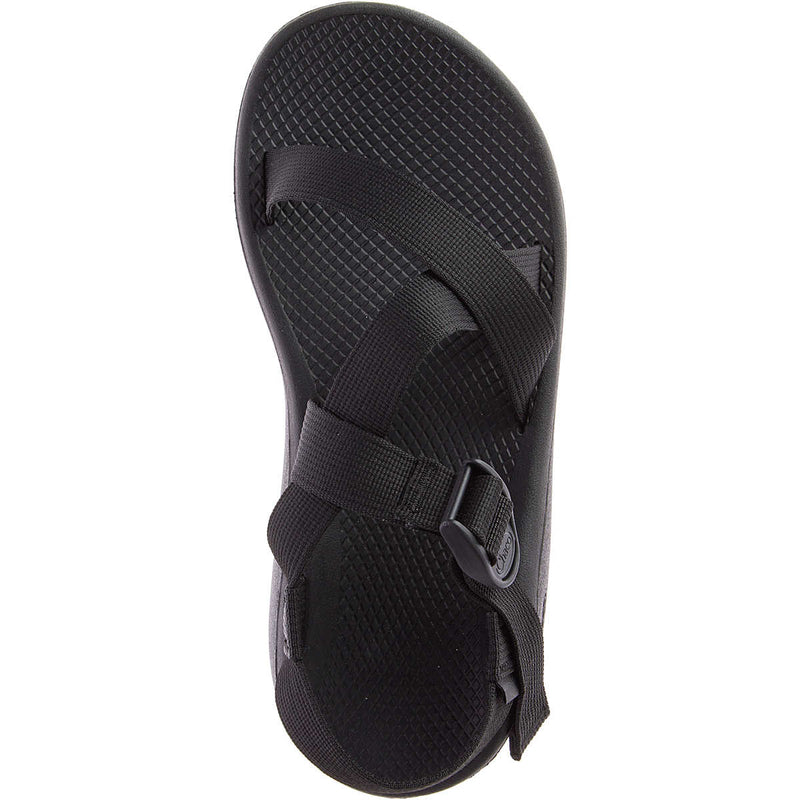 Men's Z/Cloud Adjustable Strap Cushioned Sandal Wide | Solid Black