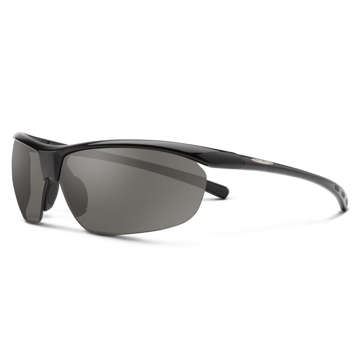 Zephyr Sunglasses | Black with Polarized Gray Lenses