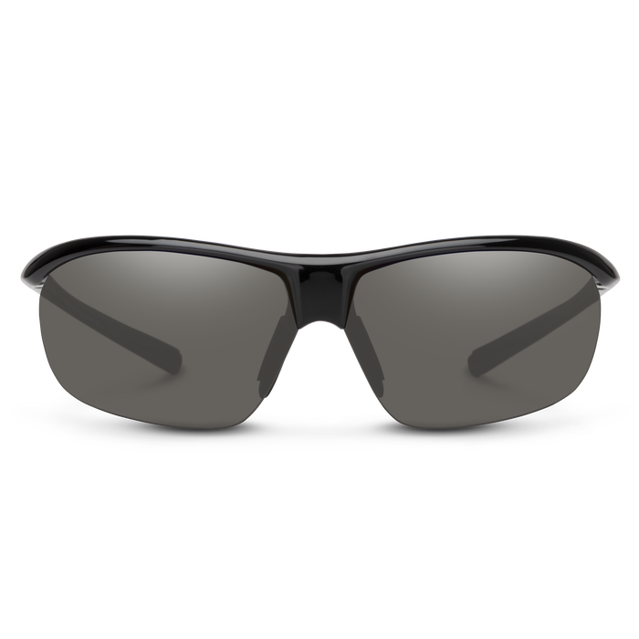 Zephyr Sunglasses | Black with Polarized Gray Lenses